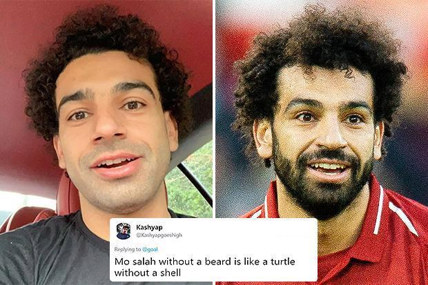 محمد صلاح بدون ریش 