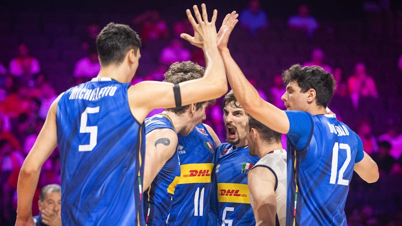 تاریخ و ساعت بازی ایتالیا و کوبا لیگ ملت های والیبال