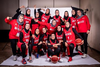 عکس تیم بسکتبال زنان