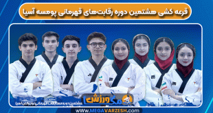 قرعه کشی هشتمین دوره رقابت‌های قهرمانی پومسه آسیا