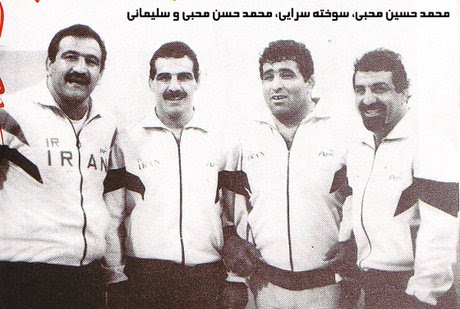کشتی رضا سوخته سرایی و علیرضا سلیمانی