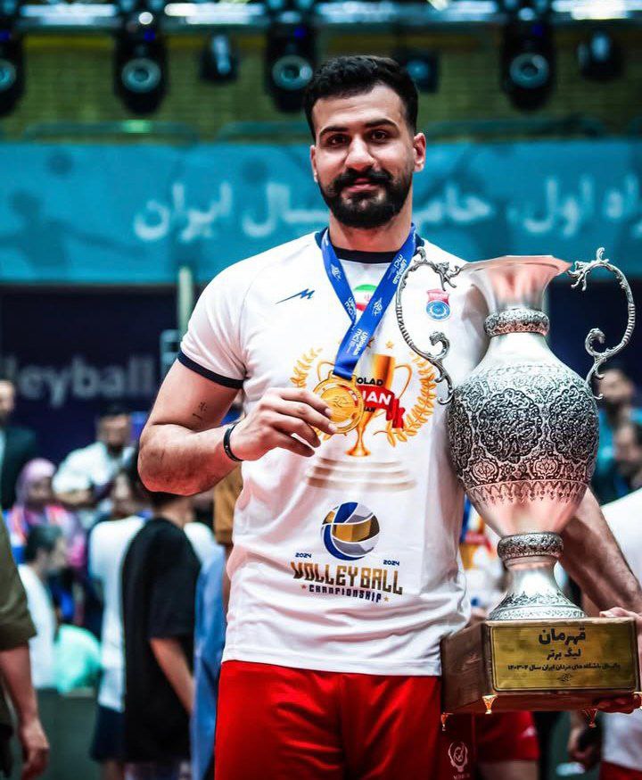 عکس علیرضا عبدالحمیدی والیبالیست
