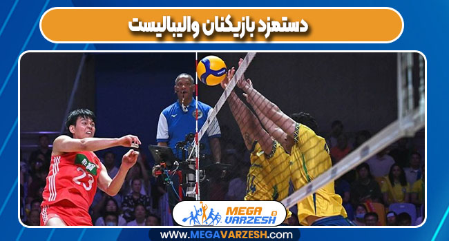 دستمزد بازیکنان والیبالیست