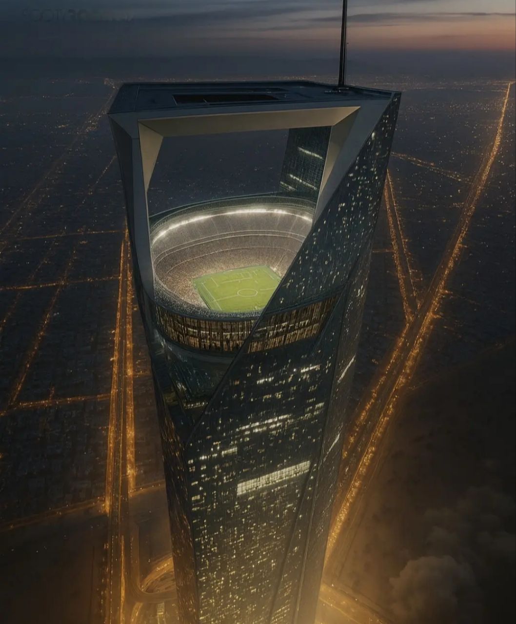 نوآوری عربستان در ساخت ورزشگاه آسمانی جام جهانی