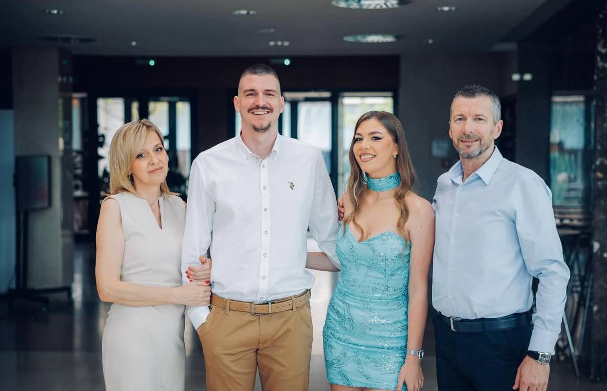 ووک ایوانکوویچ و همسرش