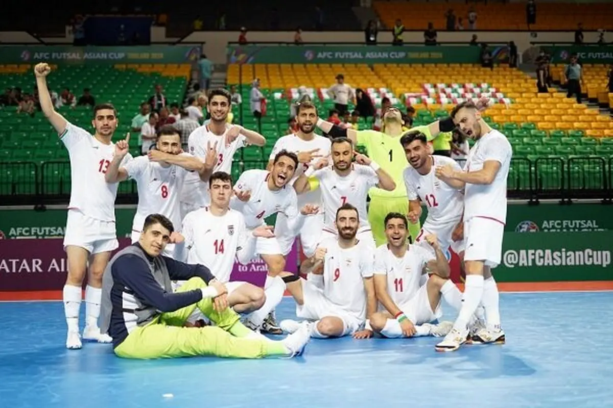 بازیکنان فوتسال ایران
