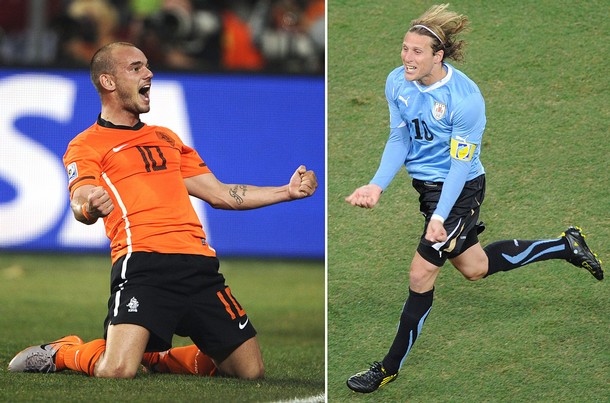 گل های اروگوئه مقابل هلند