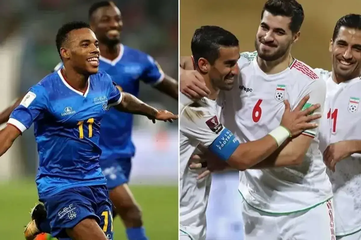 بازیکنان تیم ملی ایران مقابل کیپ ورد