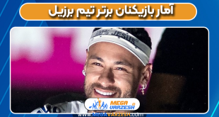 آمار بازیکنان برتر تیم برزیل