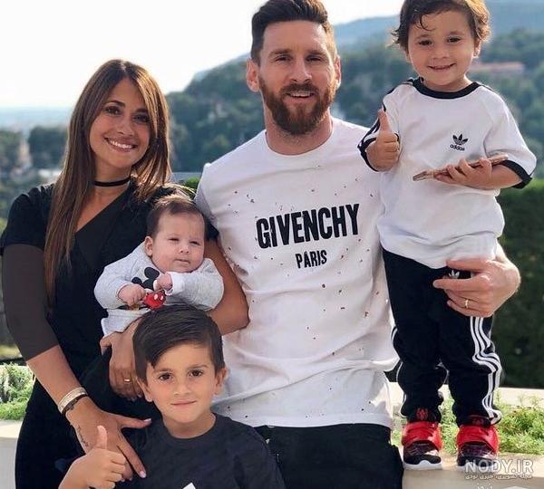 عکس خانوادگی لیونل مسی