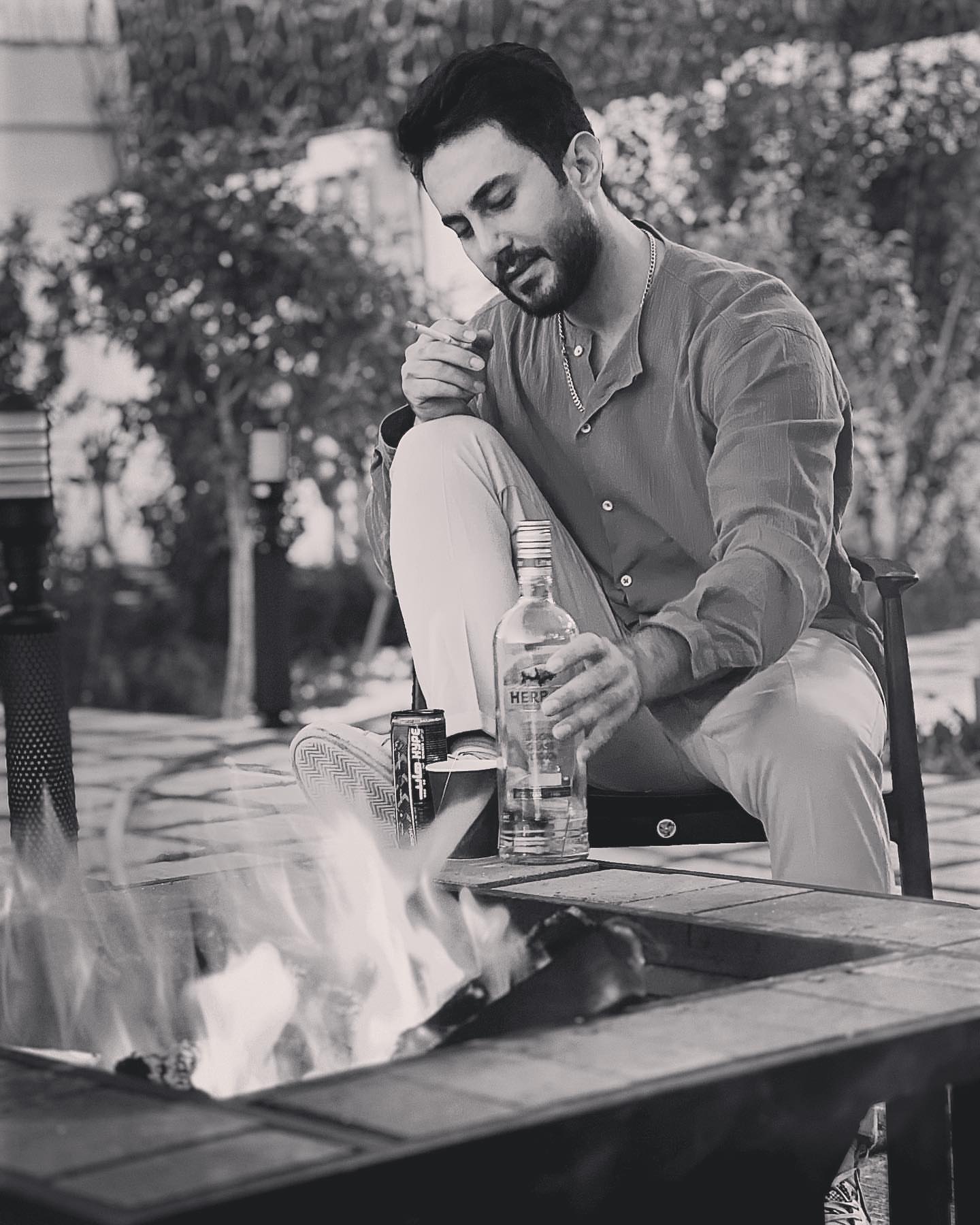 عکس های امید موذنی و همسرش