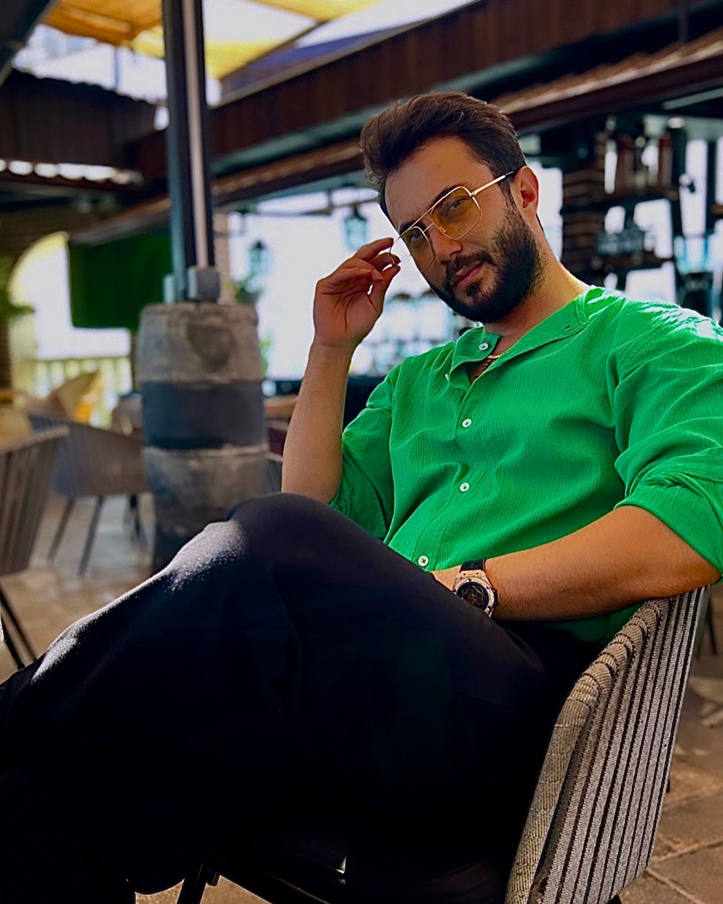 عکس همسر امید موذنی