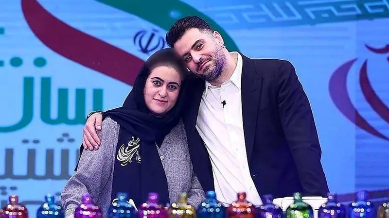 عکس علی ضیا با خواهرش