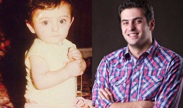 عکس کودکی علی ضیا