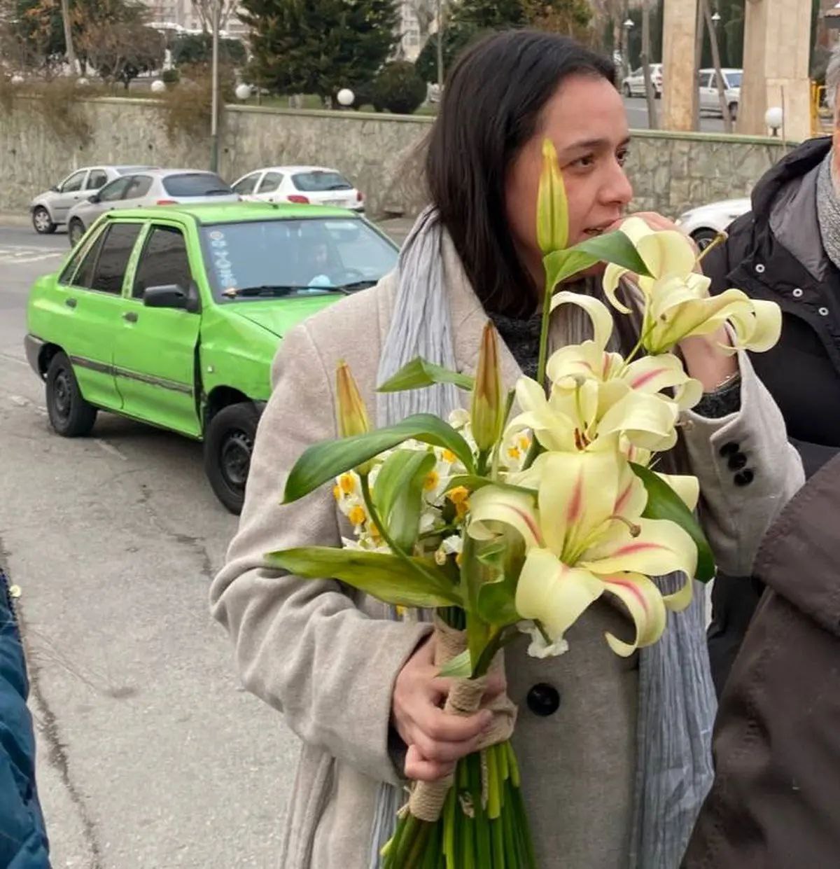 عکس ترانه علیدوستی در زندان اوین