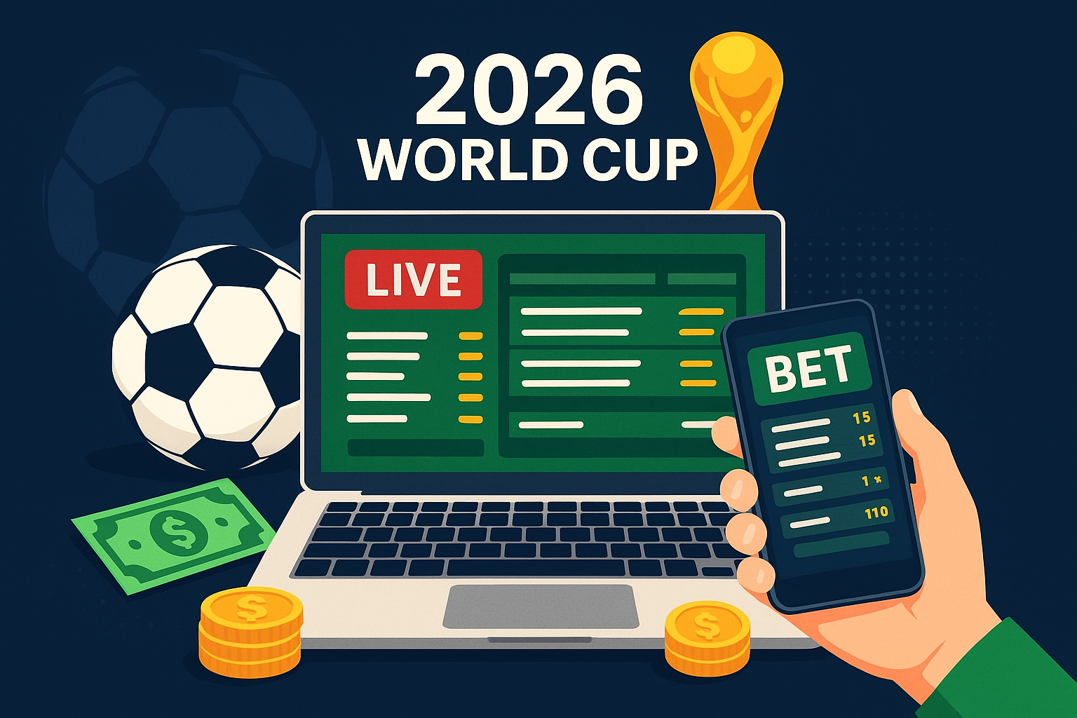  شرط بندی مسابقات جام جهانی 2026 فوتبال