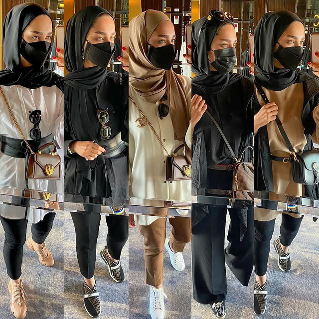 آناشید حسینی با حجاب آناشید حسینی با حجاب