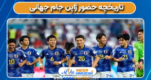 تاریخچه حضور ژاپن جام جهانی